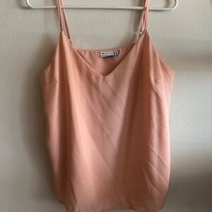 ASOS Design Women's Pink Tank with Adjustable Straps